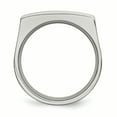 thumbnail image 2 of Stainless Steel Signet Ring, 2 of 11