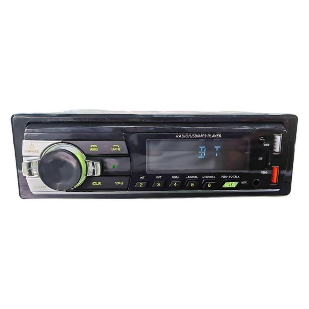 Dual USB car MP3 player Bluetooth voice call USB card reader Cool colorful light LCD display