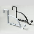thumbnail image 4 of Over The Door Hooks Hanger,2Pack Over The Door Organizers Rack Space Saving Storage Hanger for Clothes,Coats, 4 of 9