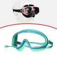 thumbnail image 1 of Gafas de natación shamjiam con tapones para los oídos para buceo hombres mujeres piscina azul verde, 1 of 8