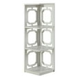 thumbnail image 1 of Convenience Concepts Bibliothèque d'Angle à Trois Tablettes Oméga, Fini Bois Blanc, 1 of 3