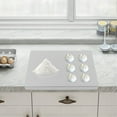 thumbnail image 2 of Cutting Board Kitchen Stainless Steel Chopping Board w/ Front Overhang 50*40*1.5, 2 of 8