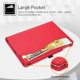 thumbnail image 5 of Funda Fintie para iPad de 6.ª y 5.ª generación, iPad Air 2/Air 1, color rojo, 5 of 8