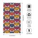 thumbnail image 2 of Fotbe Fox Face Toalla Premium con Patrón, Toalla de Microfibra de Secado Rápido, Ligera y Altamente Absorbente (27.5x16in), Ideal para Uso Diario, 2 of 6