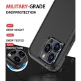 thumbnail image 6 of Diverbox Phone Case for iphone 16 Pro Max with Screen Protector, Heavy Duty Protection Shockproof DropProof Cover Compatible with MagSafe - Black, 6 of 7