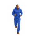 thumbnail image 5 of yillto Men's 2 Piece Tracksuit Sets Hooded Crewneck Sweatshirts and Joggers Sweatpants Sweatsuit, 5 of 7