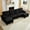 Black, variant on BALUS U Shaped Sectional Sofa with Chaise, 4-Seat Oversized Couch for Apartment/ Living Room, Flannelette, Green