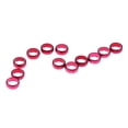 thumbnail image 4 of 2x12 Piezas Dart Sharft Protect Flight O Rings Anillo De Pinza De Repuesto Rojo Sunnimix Protector de eje de dardo, 4 of 8