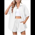 thumbnail image 3 of Conjunto de Chándal de 2 Piezas para Mujer, de Verano, con Top de Corta y Pantalones Cortos. M, 3 of 9
