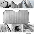 thumbnail image 3 of Muyoka Atopoler - Parasol para coche de 55,1 x 27,6 pulgadas para parabrisas delantero, pantalla de ventana de coche de temperatura más baja, crea un espacio de privacidad para coches, camiones, SUV Muyoka Hogar, 3 of 7
