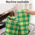 thumbnail image 5 of Green Yellow Checkerboard Checkered Pattern Bathroom Rugs Mat,Non Slip Microfiber Bathroom Rug,Rubber Backing,Soft Bathroom Mats for Bathroom Floor,Tub and Shower,60x24in(150x60cm), 5 of 5