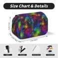 thumbnail image 5 of Kdxio Bright Universe for Double Compartment Pen Case Oxford Organizer with Zipper Pockets for Students Artists, 5 of 7