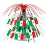 Beistle Club Pack of 12 Green, Red and White Mexican Flag Cascade Centerpieces Party Decorations