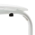 thumbnail image 7 of Norwood Commercial Furniture Plastic Stack Stool - White Seat with White Legs - 17.75 inch Seat Height, 7 of 7