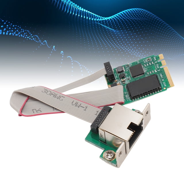 Tarjeta de Red Gigabit, 1000Mbps Corrección Automática M.2 Adaptador Ethernet Alta Velocidad de Transferencia ECC CRC Para Estatos de Trabajo