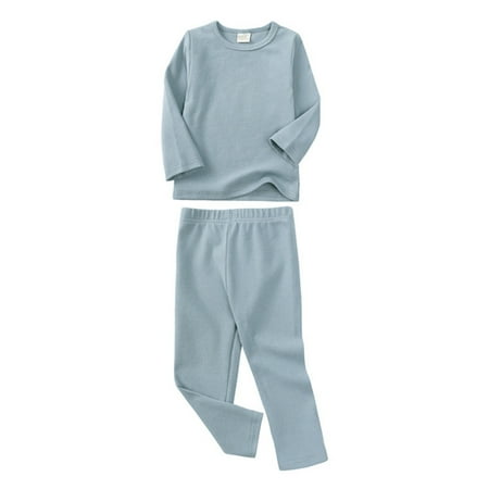 

EHQJNJ Girls Satin Pajamas Christmas Baby Boy and Girls Long Sleeve Shirt Tops Pajamas Pants Set Kids Toddler Sleepwear Outfits Children Pj s for Daily Footed Pajamas for Girls 3-4 Years