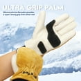 thumbnail image 3 of FEISHDEK Waterproof and Thermal Work Gloves for Men, Windproof Winter Gripper Gloves for Outdoor Construction, Gardening, Driving（Size:XL）, 3 of 7