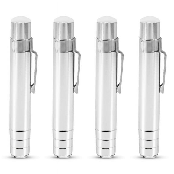 4Pcs Metal Chalk Holder Teacher's Blackboard Saving Chalk Clip Clutch, Silver