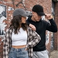 thumbnail image 4 of Gocvo 2 Packs Plain Baseball Cap for Men Women, Adjustable Size Baseball Hat for Casual and Sports Outfits, Black & Dark Gray, 4 of 8