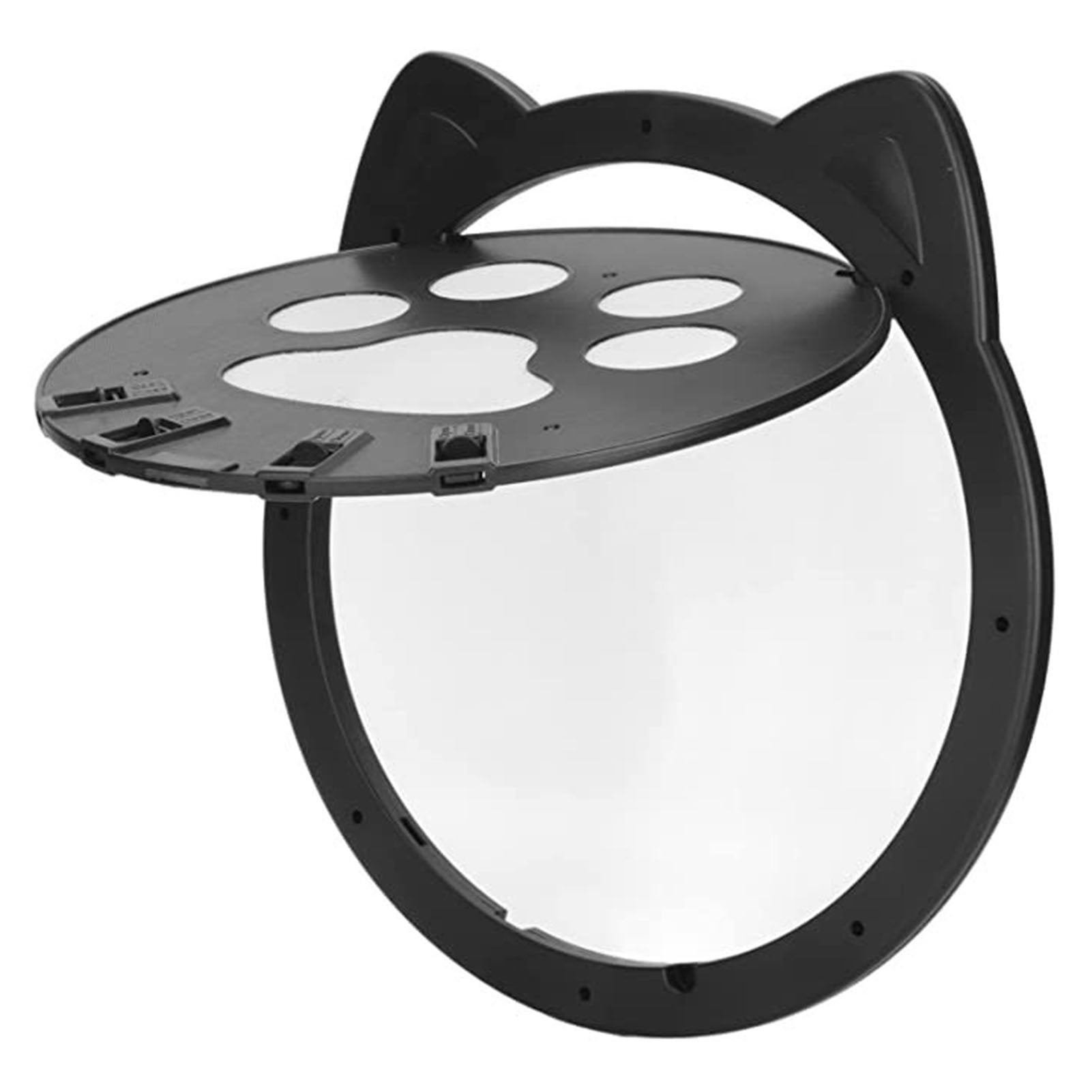 Washranp Screen Cat Door,Easy to Install Paw Pattern Lockable