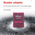 thumbnail image 4 of Lector de tarjetas transparente para PS2 MX4SIO SIO2SD Secure Digital TF Adaptador de tarjeta de memoria FLhrweasw  Nuevo, 4 of 8