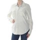thumbnail image 1 of Free People - Camiseta con botones para mujer, diseño de bandana, color azul, mediano, 1 of 1