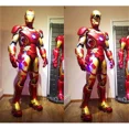 thumbnail image 2 of Iron Man Armor Wearable Suit EVA White Model Handmade DIY Props Suit Wearable, 2 of 5