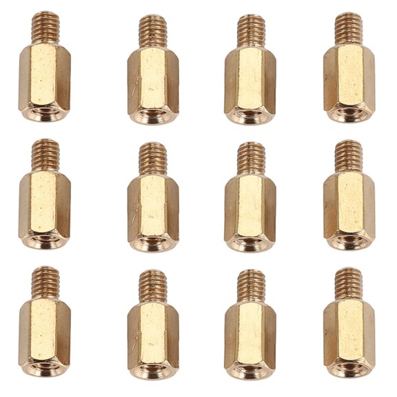 HOT 50 Pcs PC PCB Motherboard Brass Standoff Hexagonal Spacer M3 7 4mm