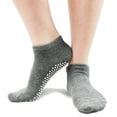 thumbnail image 4 of Pilates Yoga Non Slip Skid Socks - 4 Pack Ballet Barre Sticky Grippers Socks for Women, 4 of 4