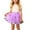 AB197 Purple, variant on Tisuna Mesh Skirt For Girls Child Sequin Print Elastic Waist A-Line Dress Breathable Soft Girls Summer Carnival Dance Skirt Beige Size 2-3 Years