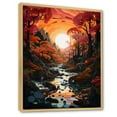thumbnail image 2 of Designart "The Beauty Of Serene Lake Sunrises" Landscape Lake River Floater Framed Wall Decor, 2 of 5