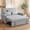 Gray01, variant on Vinform Sleeper Sofa Bed, 3 in 1 Convertible Loveseat with Phone & Cup Colder for Small Space, Dark Gray