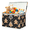 Color 2, variant on Jiaoprinted Halloween Owls Bats Large Toys Storage Box with Lid and Divider, Cute Owls Foldable Toys Storage Organizer, Stackable Home Organization, 85L