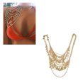 thumbnail image 2 of Shoulder Chain Necklace Gold Shoulder Tassels Costume Shoulder Chain Body Jewelry Shoulder Tassels Jewelry Armband, 2 of 8