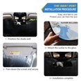 thumbnail image 2 of White Flowers Car Windshield Sun Shade Foldable Car Front Window Visor Heat and UV Protection 57x31.5, 2 of 8