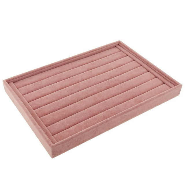 segolike Velvet Jewelry Ears Showcase Display Organizer Tray (C) Holder Case Plain Bar