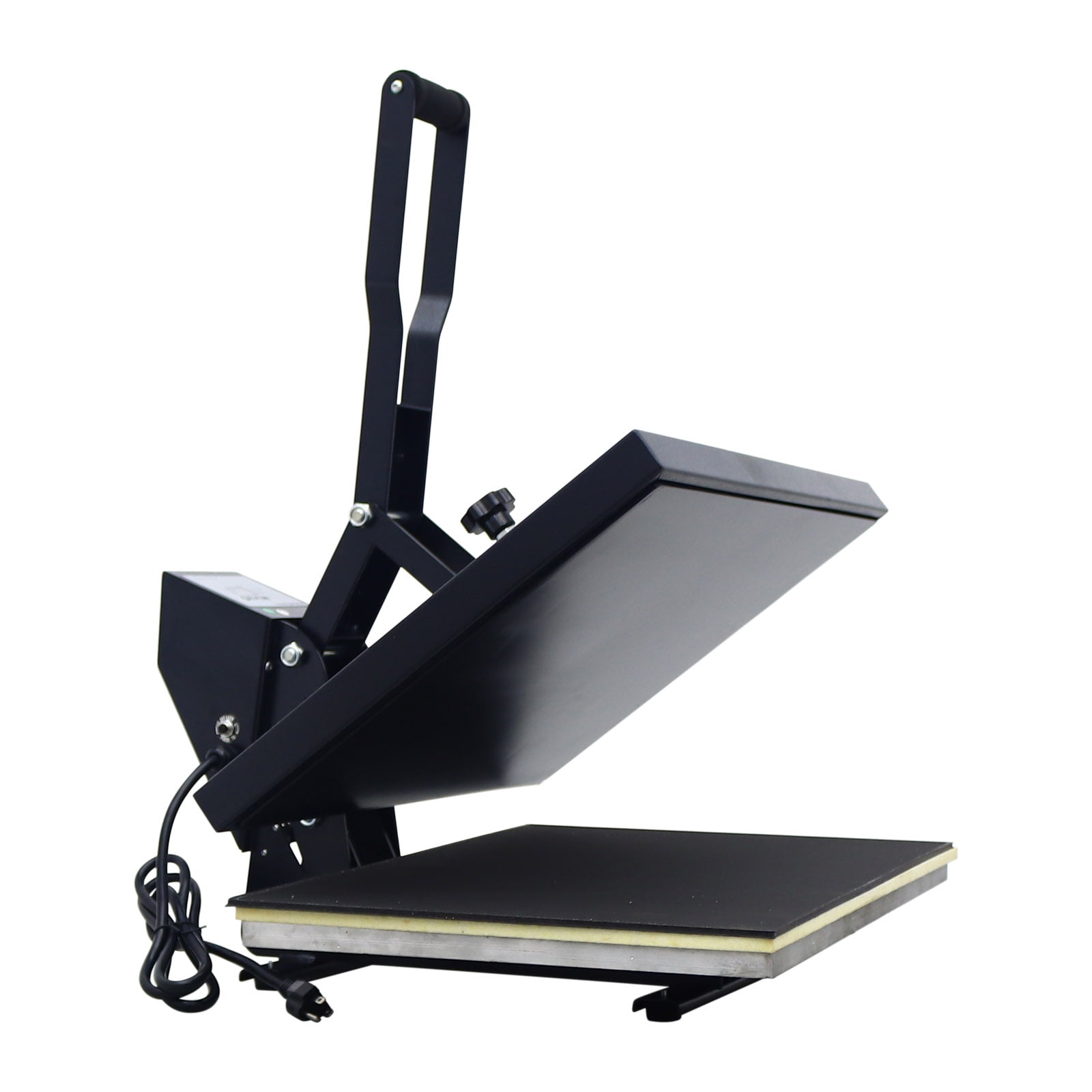 Techtongda Manual Digital Display Flat Sublimation Transfer Heat Press Machine for T-shirt 16*24"