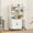 White, variant on TROPOW Cat Litter Box Furniture,Hidden Cat Box Enclosure with Shelf Storage,Cat Litter Box Enclosure, Wood Sturdy Cat Washroom Storage, Indoor Cat House Furniture, White