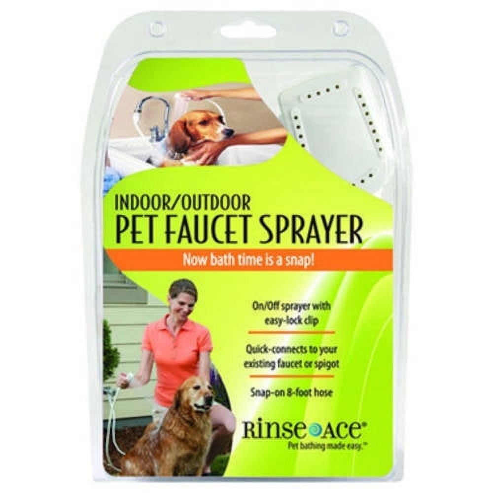 IDEA PET/GINSEY INDUST. RINSE ACE INDOOR/OUTDOOR PET FAUCET SPRAYER