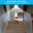 thumbnail image 5 of Wireless Motion Sensor Ceiling Light Battery Powered, FYBTO Motion Sensing Activated LED Night Lights Indoor for Closet Basement Kitchen Bathroom Hallway Stairwell Garage 300LM White, 5 of 5