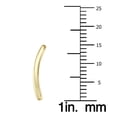 thumbnail image 3 of SZUL Women's 14K Yellow Gold Bar Climber Earrings, 3 of 5