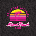 thumbnail image 4 of Inktastic Summer Enjoy the Sunshine Miami Beach Florida in Pink Women's Plus Size T-Shirt, 4 of 5