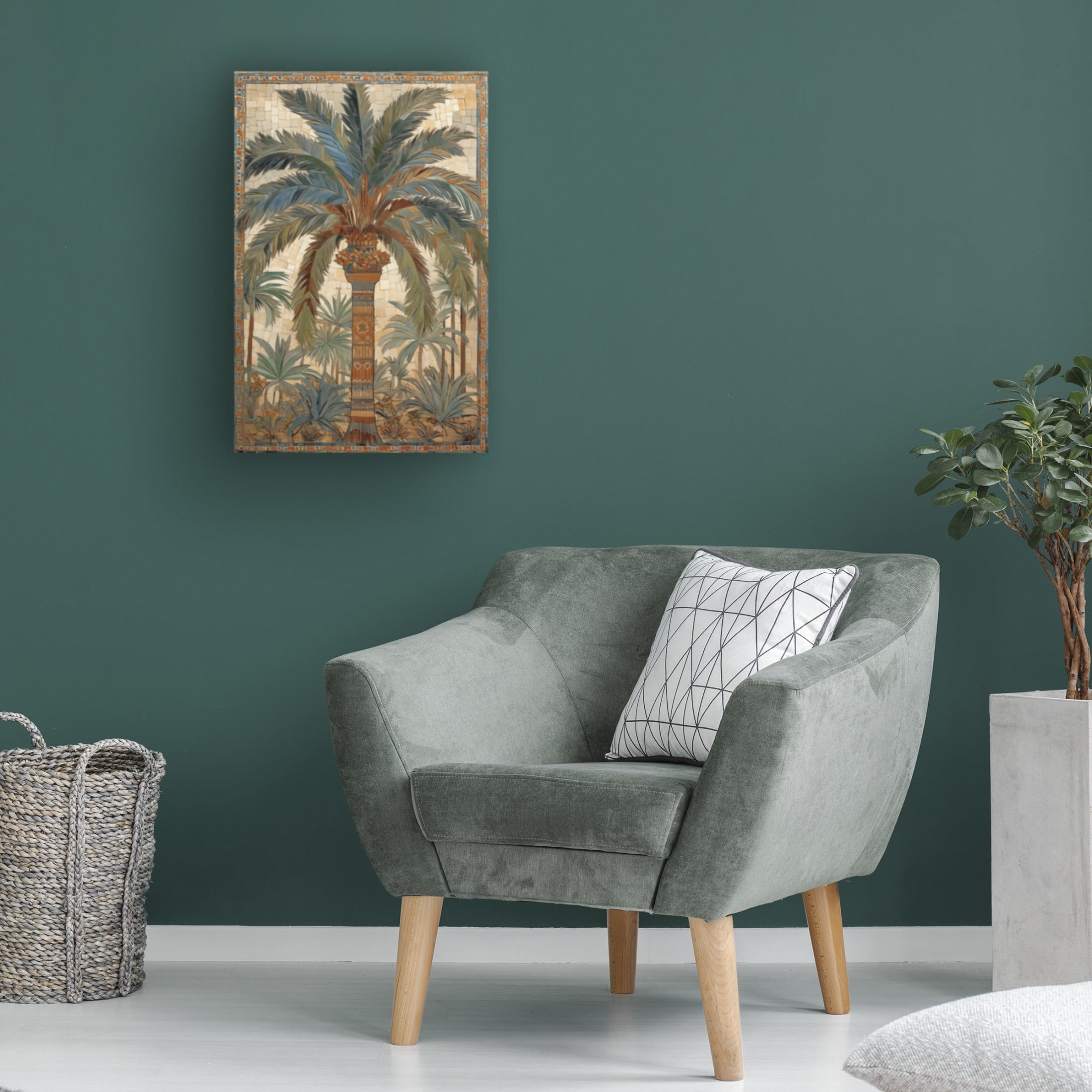 Canvas Wall Art - Sasha 'South Beach II' Wall Art for Living Room, Bedroom, or Office Décor by Trademark Fine Art - 12 x 19 Inches