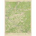 thumbnail image 3 of USGS 19x24 Black Modern Framed Museum Art Print Titled - Whittier North Carolina Quad - USGS 1935, 3 of 5