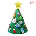 thumbnail image 2 of OUSITAID Felt Christmas Tree Decoration Ornaments Handmade DIY Cartoon Christmas Tree, 2 of 6