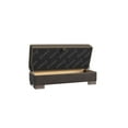 thumbnail image 5 of Ottomanson Origins Rectangular Upholstered Lift Top Ottoman, Brown/Brown, 5 of 6
