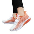 thumbnail image 3 of CAICJ98 Non Slip Shoes for Women Women's Running Shoes Breathable Air Cushion Sneakers,Orange, 3 of 5