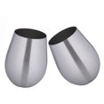 thumbnail image 3 of HDMY 12oz Wine Tumbler Multi-Purpose Cup, Exquisite Egg-Shaped Cup, Stainless Steel Insulated Tumbler, Wedding and Household Items, Silver, 3 of 4