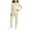 .Mint Green, variant on Agkizg Toddler Girls Clothing Set Solid 2 Piece Outfit Long Sleeve Tee Straight Leg Pants Casual Set