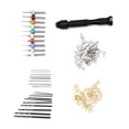 thumbnail image 3 of 131 unids/set juego de brocas de mano aleación de aluminio acero de alta velocidad Micro brocas helicoidales para procesamiento, 3 of 8